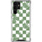 Marijuana Green Checkered Galaxy S24 Ultra Clear Case