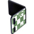 Marijuana Green Checkered Galaxy Z Flip Skin