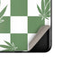 Marijuana Green Checkered Galaxy Z Flip Skin