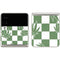 Marijuana Green Checkered Galaxy Z Flip3 5G Skin