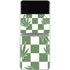 Marijuana Green Checkered Galaxy Z Flip4 5G Skin