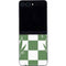 Marijuana Green Checkered Galaxy Z Flip5 5G Skin