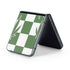 Marijuana Green Checkered Galaxy Z Flip5 5G Skin