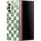 Marijuana Green Checkered Galaxy Z Fold2 5G Skin
