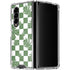 Marijuana Green Checkered Galaxy Z Fold4 5G Clear Case