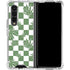 Marijuana Green Checkered Galaxy Z Fold4 5G Clear Case