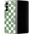 Marijuana Green Checkered Galaxy Z Fold4 5G Skin