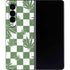 Marijuana Green Checkered Galaxy Z Fold4 5G Skin