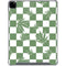 Marijuana Green Checkered iPad Pro 12.9in (2020) Clear Case