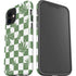 Marijuana Green Checkered iPhone 12 Impact Case