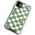 Marijuana Green Checkered iPhone 12 Mini Clear Case