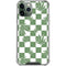 Marijuana Green Checkered iPhone 12 Pro Max Clear Case