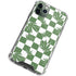Marijuana Green Checkered iPhone 12 Pro Max Clear Case
