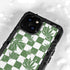 Marijuana Green Checkered iPhone 13 Mini Waterproof Case