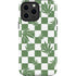 Marijuana Green Checkered iPhone 13 Pro Max Impact Case