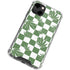 Marijuana Green Checkered iPhone 14 Clear Case