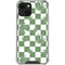 Marijuana Green Checkered iPhone 14 Plus Clear Case