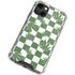 Marijuana Green Checkered iPhone 14 Plus Clear Case