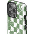 Marijuana Green Checkered iPhone 14 Pro Impact Case