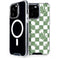 Marijuana Green Checkered iPhone 15 Pro MagSafe Case