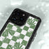 Marijuana Green Checkered iPhone 14 Pro Max Waterproof Case