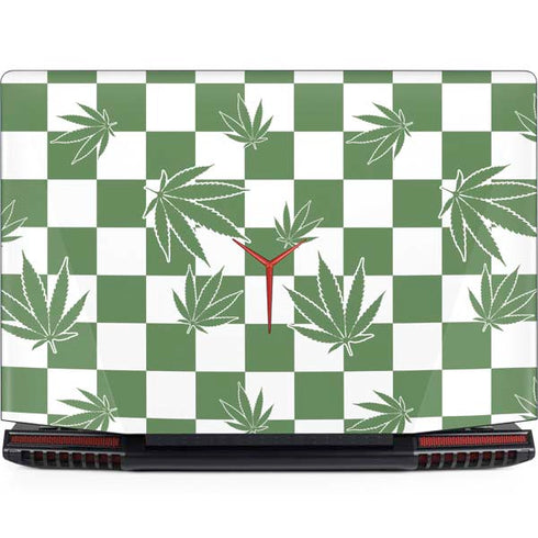 Marijuana Green Checkered Legion Y720 Skin