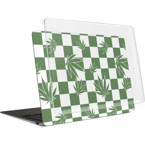 Marijuana Green Checkered MacBook Air 13in (2020) Case plus Skin