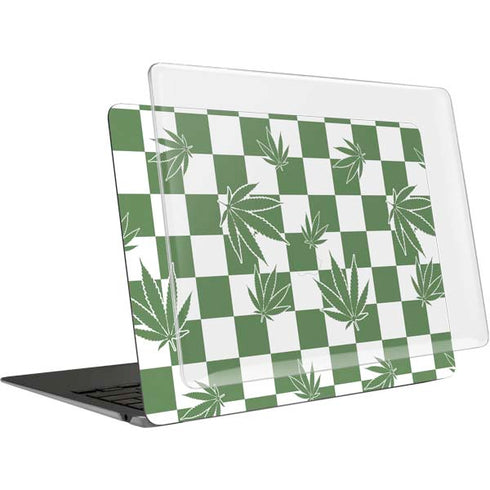 Marijuana Green Checkered MacBook Air 13in M1 (2021) Case plus Skin