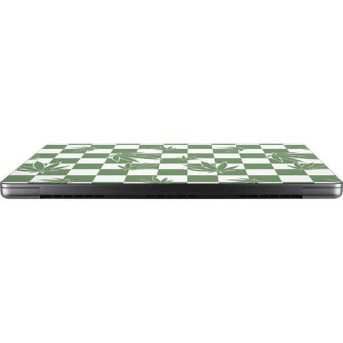 Marijuana Green Checkered MacBook Pro 14in (2021-24) Skin