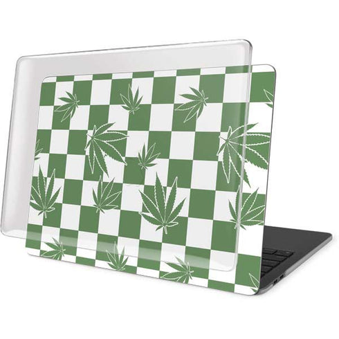 Marijuana Green Checkered MacBook Pro 15in (2016-19) Case plus Skin