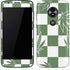 Marijuana Green Checkered Moto E5 Play Skin