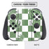 Marijuana Green Checkered Nintendo Switch Bundle Skin