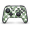 Marijuana Green Checkered Nintendo Switch Pro Controller Skin