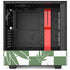 Marijuana Green Checkered NZXT H510 Compact ATX Mid-Tower Case Skin