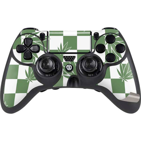 Marijuana Green Checkered PS4/PC SCUF Impact Controller Skin