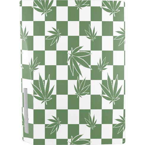 Marijuana Green Checkered PS5 Bundle Skin