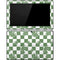 Marijuana Green Checkered Surface Pro Tablet Skin