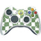 Marijuana Green Checkered Xbox 360 Wireless Controller Skin