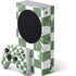 Marijuana Green Checkered Xbox Series S Skins