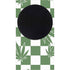 Marijuana Green Checkered Xbox Series S Console Skin