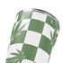 Marijuana Green Checkered Yeti 20oz Tumbler Skin