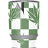 Marijuana Green Checkered Yeti 20oz Tumbler Skin