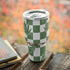 Marijuana Green Checkered Yeti 30oz Rambler Tumbler Skin