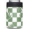 Marijuana Green Checkered Yeti Colster Can Insulator Skin
