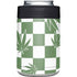 Marijuana Green Checkered Yeti Colster Can Insulator Skin