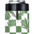 Marijuana Green Checkered Yeti Colster Can Insulator Skin