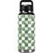Marijuana Green Checkered YETI Rambler 36oz Bottle Skin
