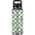 Marijuana Green Checkered YETI Rambler 36oz Bottle Skin