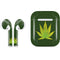 Marijuana Leaf Light Green Apple AirPods Skin