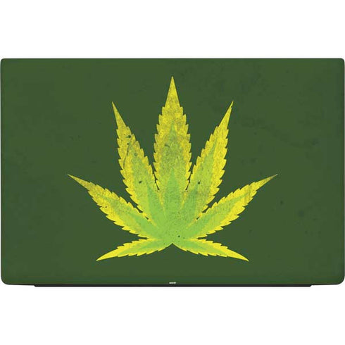 Marijuana Leaf Light Green Dell Vostro Skin